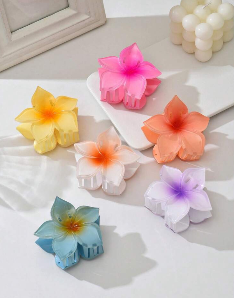 Flower hair clip 