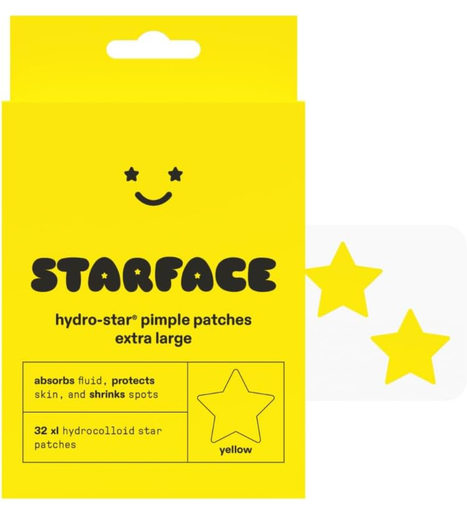 Starface XL Big Star, Large Hydrocolloid Pimple Patches,