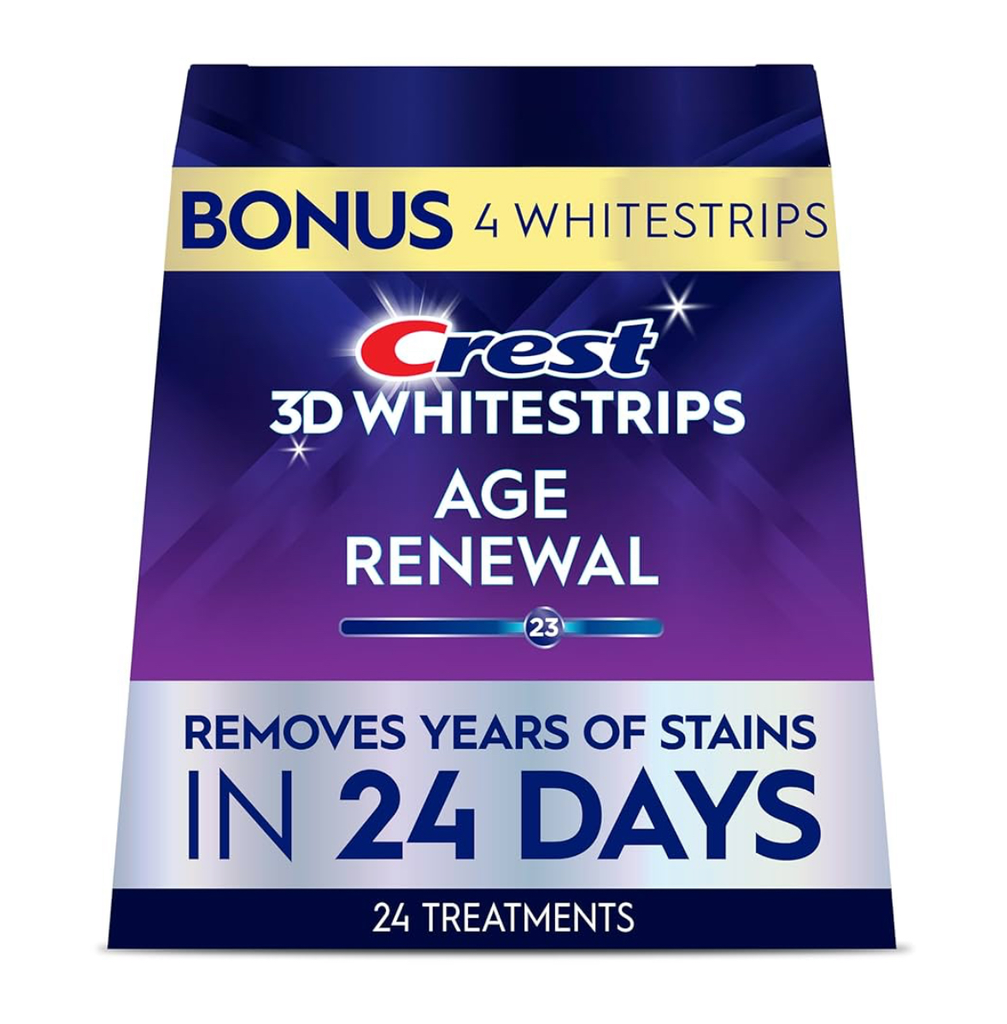 Crest 3D Whitestrips Age Renewal Teeth Whitening Kit