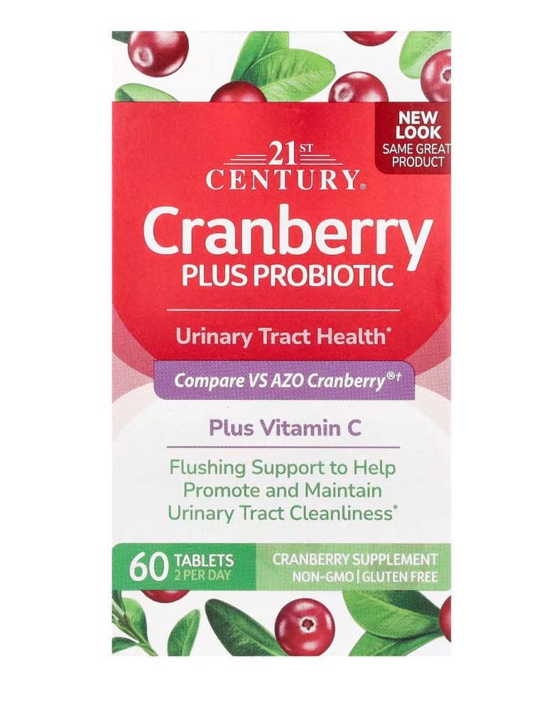 21st Century Cranberry Plus Probiotic,