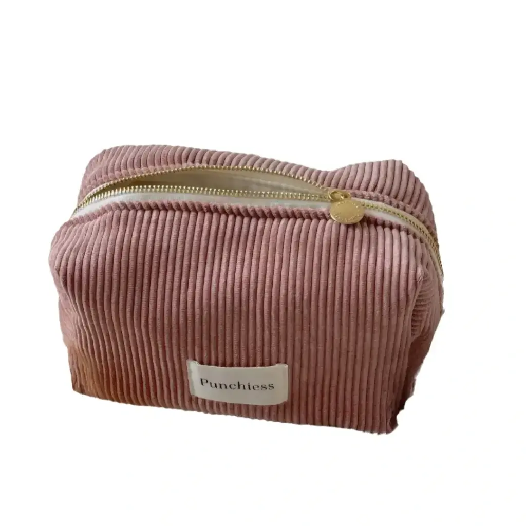 Punchiess

Pink Corduroy Makeup Bag

