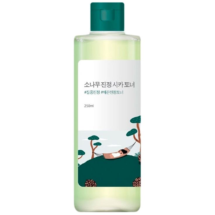 round lab pine calming cica toner