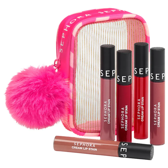 SEPHORA COLLECTION 5pc Cream Lip Stain Makeup Gift Set