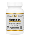 Vitamin D3, 50 mcg (2,000 lU), 90 Fish Gelatin Softgels
