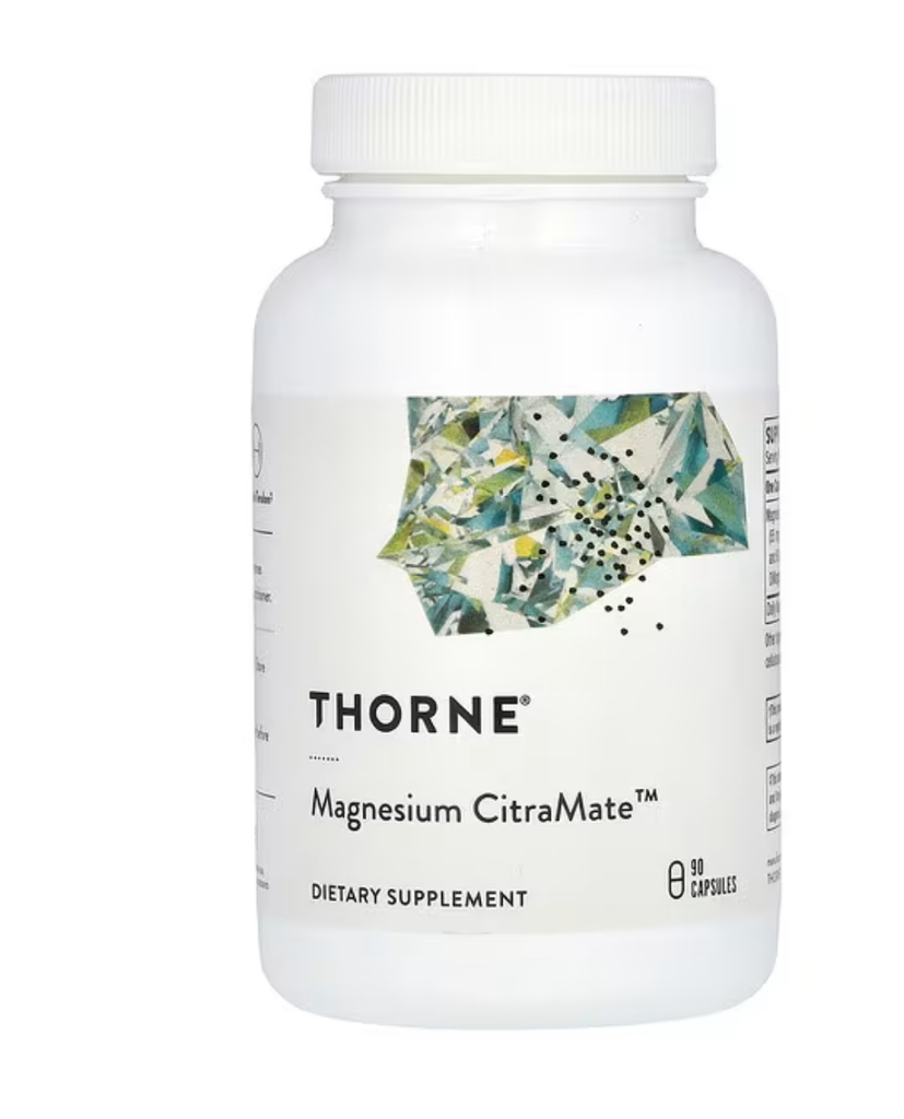 Thorne Magnesium CitraMate, 90 Capsules (135 mg per Capsule)