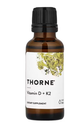 Thorne Vitamin D + K2, 1 fl oz (30 ml)