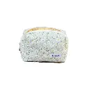 Batecso white flowers makeup bag