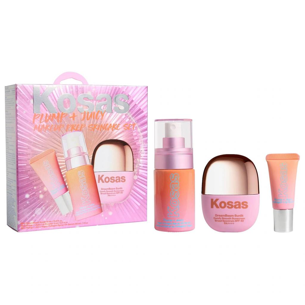 KOSAS Plump + Juicy Makeup Prep Skincare Set