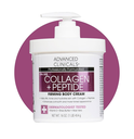 Advanced Clinicals Collagen Peptides Body Lotion & Face Moisturizer
