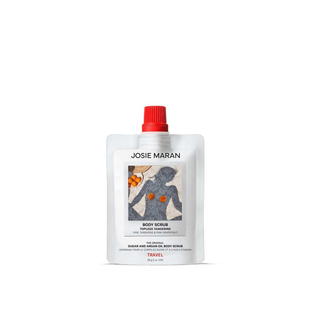 JOSIE MARAN Topless Tangerine - Whipped Argan Oil Refillable Firming Body Butter Jar