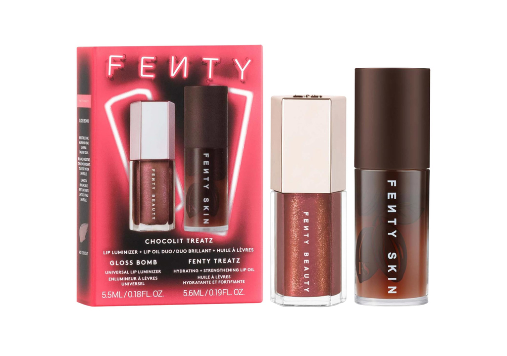 FENTY BEAUTY BY RIHANNA Chocolit Treatz Lip Luminizer + Lip Oil Duo