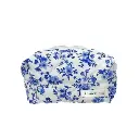 Punchiess vintage blue flowers makeup bag 