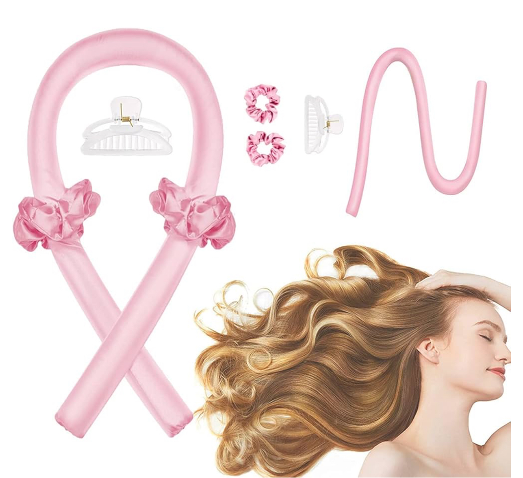 CORATED Heatless Curling Rod Headband