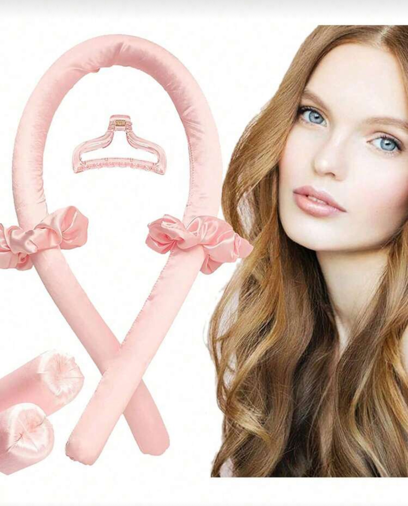 4PCS Heatless Hair Curler Set