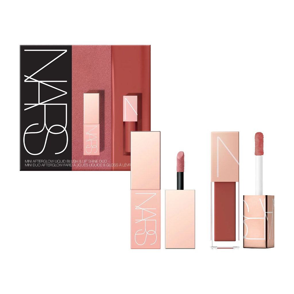 Nars MINI AFTERGLOW LIQUID BLUSH & LIP SHINE DUO