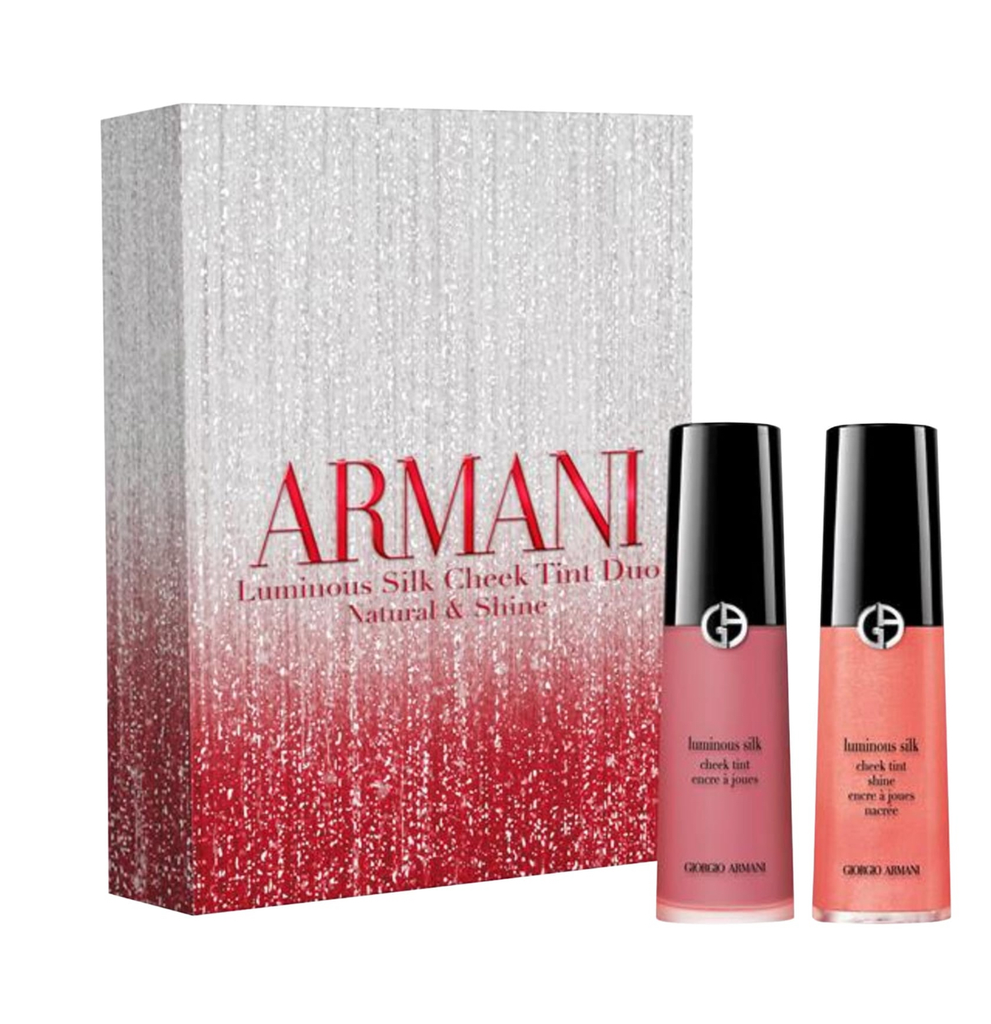 Armani Beauty  Luminous Silk Cheek Tint Liquid Blush Duo Set