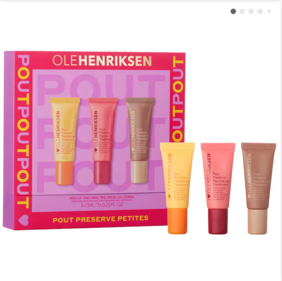 OLEHENRIKSEN  Pout Preserve Petites Mini Lip Trio with Peptides