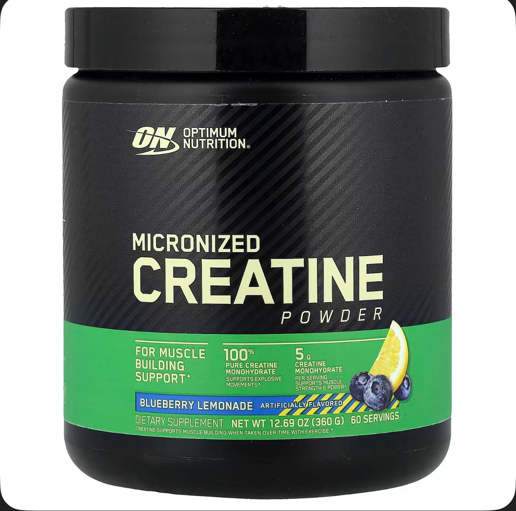 Optimum Nutrition Micronized Creatine Powder, Blueberry Lemonade,