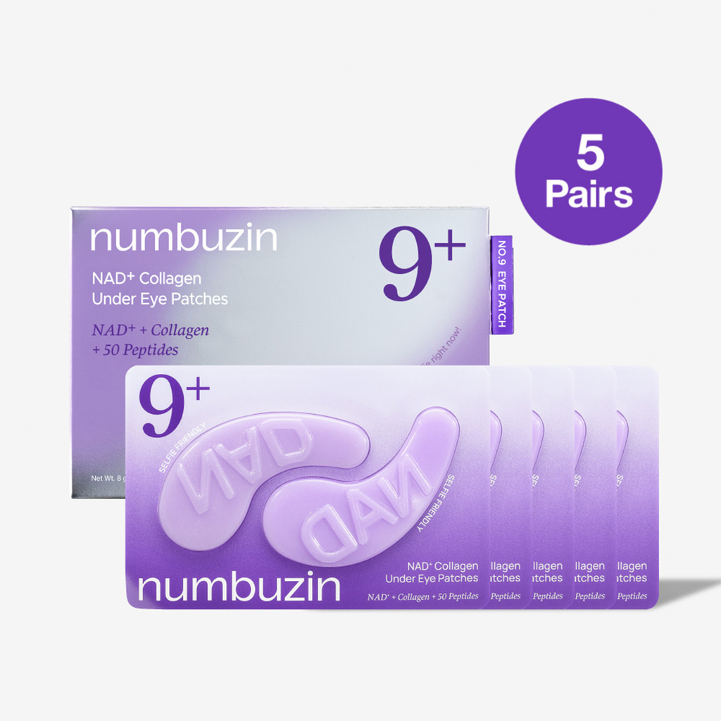 numbuzin - No.9 NAD+ Collagen Under Eye Patches