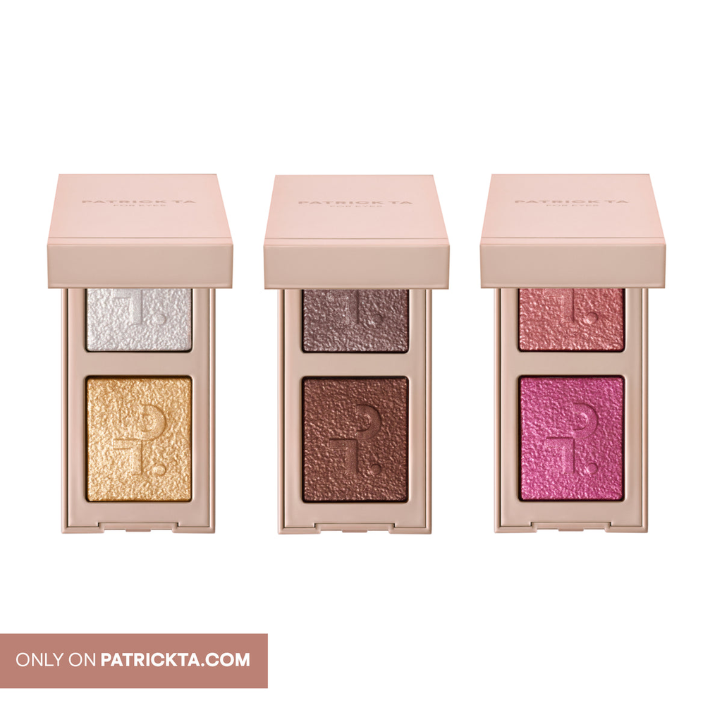 Patrick ta sparkle eyeshadow trio (In your dreams, Slow burn, Always in your mind)