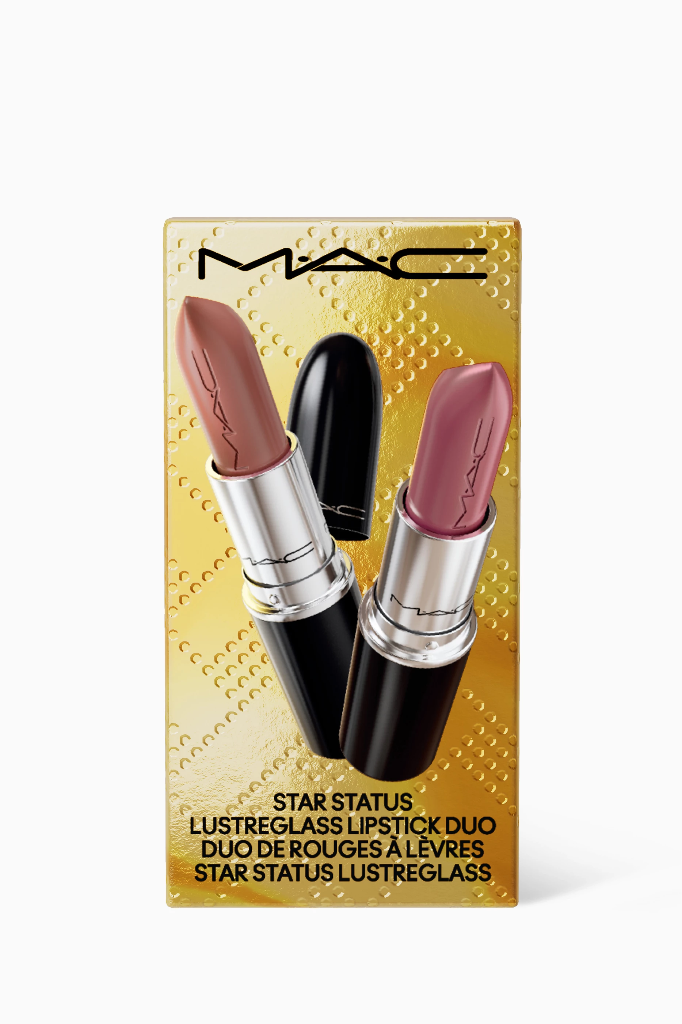 MAC STAR STUDDED LUSTREGLASS LIPSTICK DUO