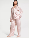 VICTORIA'S SECRET Glazed Satin Long Pajama Set