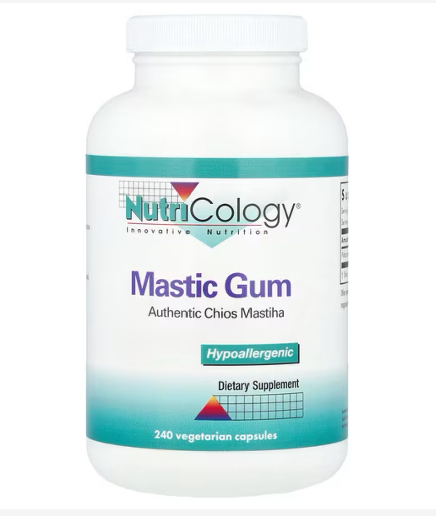 Nutricology Mastic Gum, 240 Vegetarian Capsules (0.5 g Per Capsule)