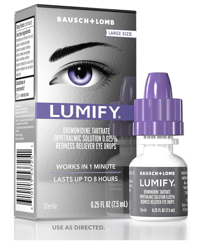 LUMIFY Eye Drops for Red Eyes, Redness Reliever for Brighter Looking Eyes