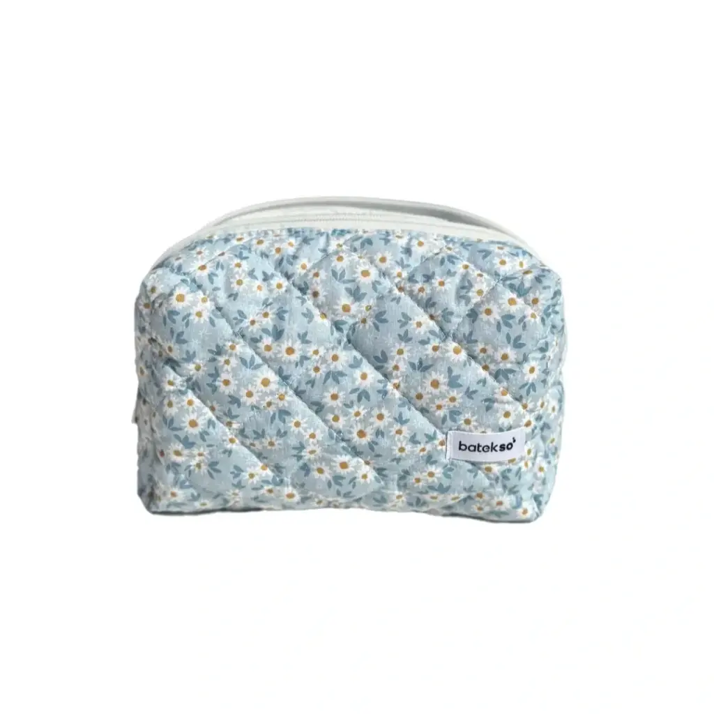 Batekso blue sunflower makeup bag 