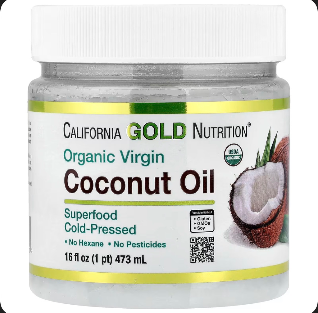 California Gold Nutrition Superfoods, Cold Pressed Organic Virgin Coconut Oil