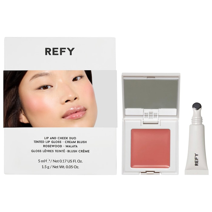 REFY  Lip Gloss and Cheek Duo Set