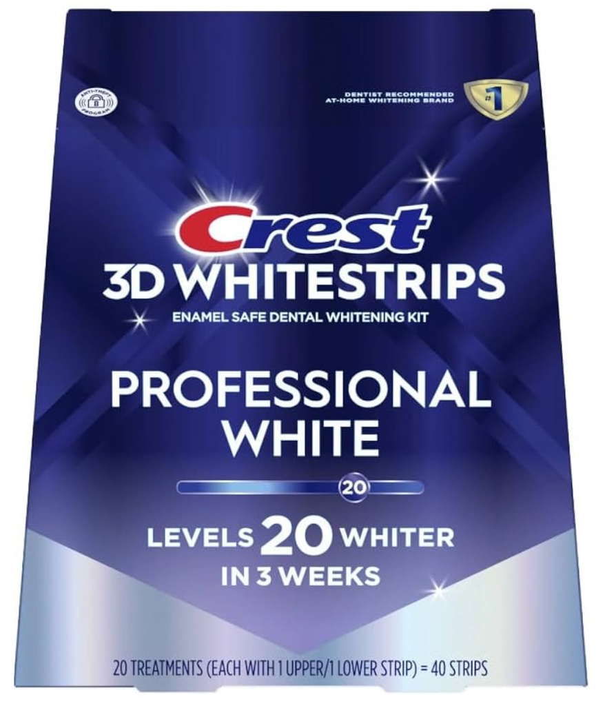 Crest 3D No Slip Whitestrips Professional Effects Teeth Whitening 