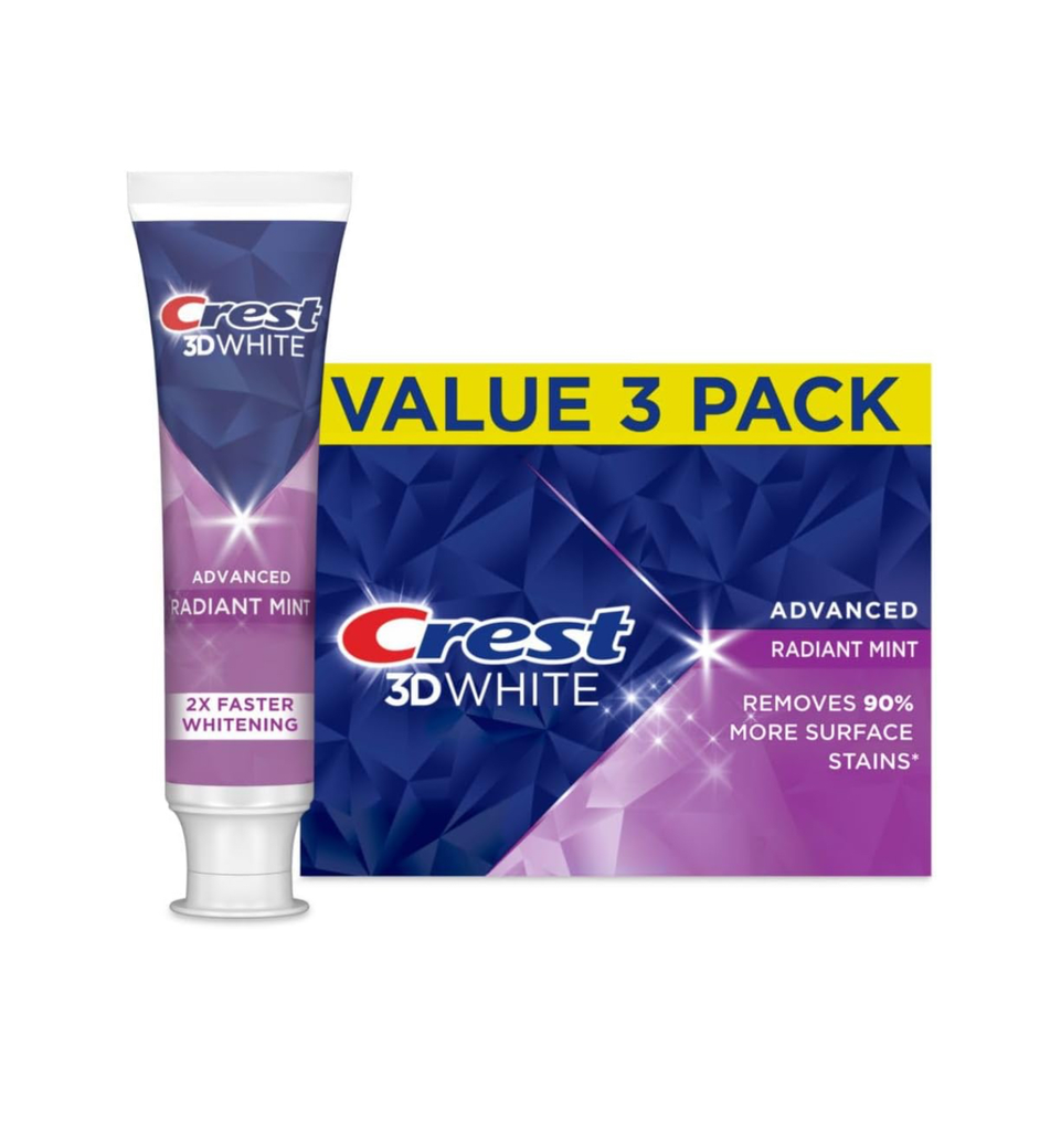 Crest 3D White Advanced Teeth Whitening Toothpaste