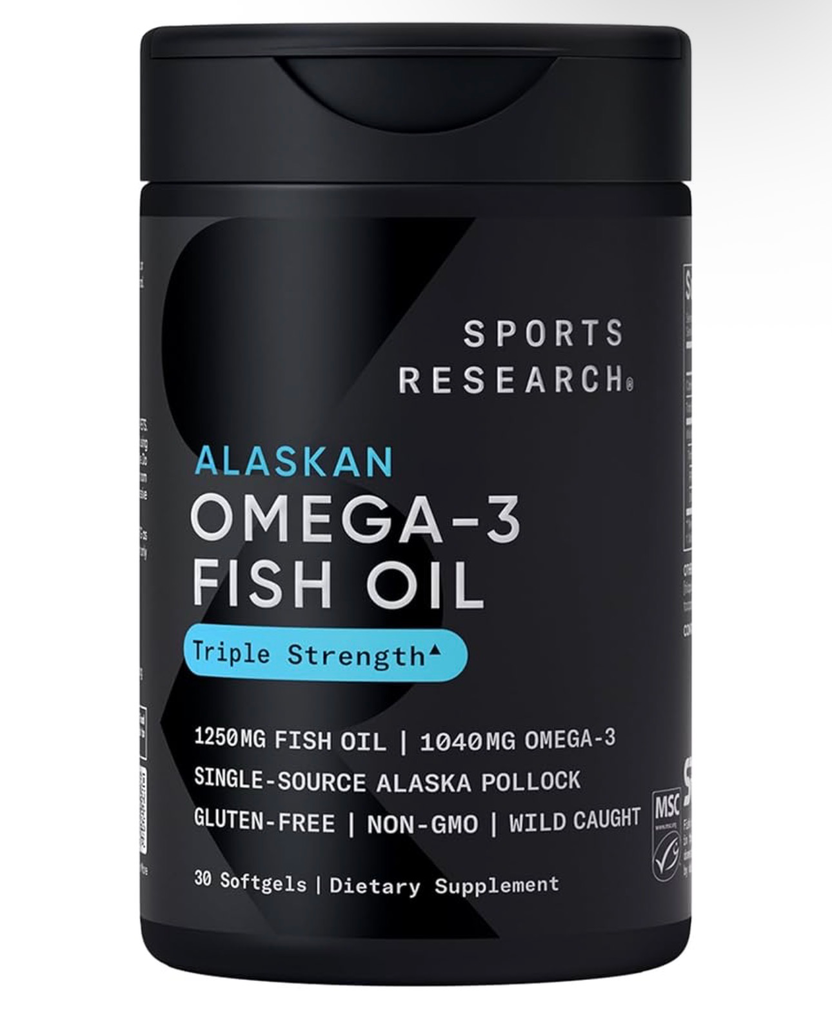 Sports Research® Omega-3 Fish Oil 1250