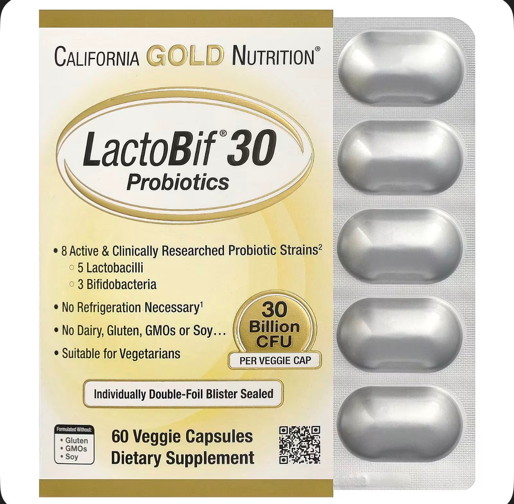 California Gold Nutrition LactoBif® 30 Probiotics