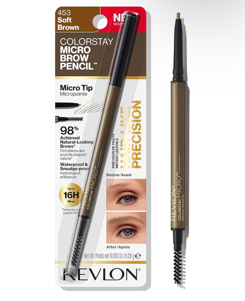 Revlon ColorStay Micro Eyebrow Pencil with Built In Spoolie Brush