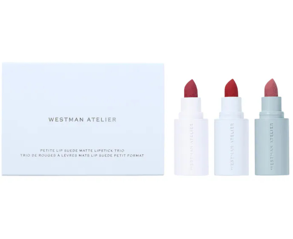Westman Atelier  Mini Lip Suede Hydrating Matte Lipstick Trio Gift Set