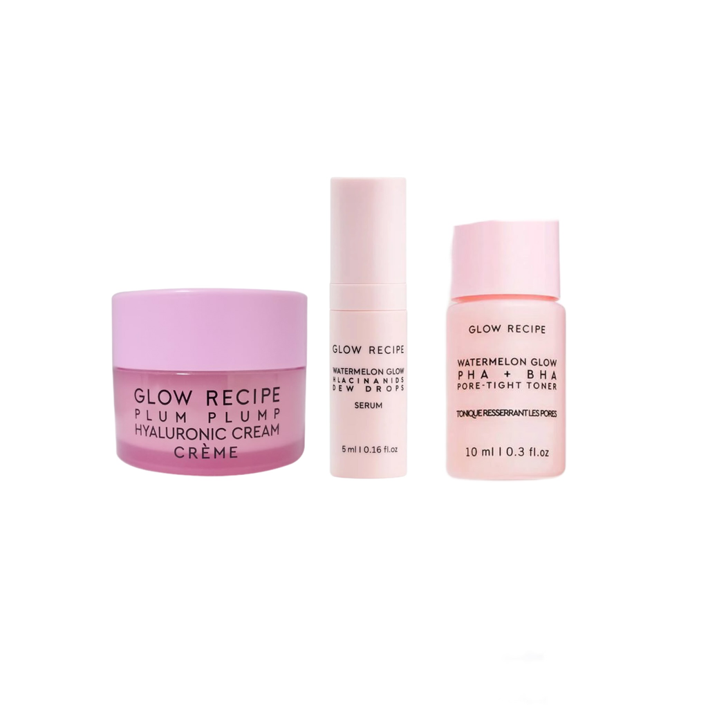 Glow recipe skin care set 