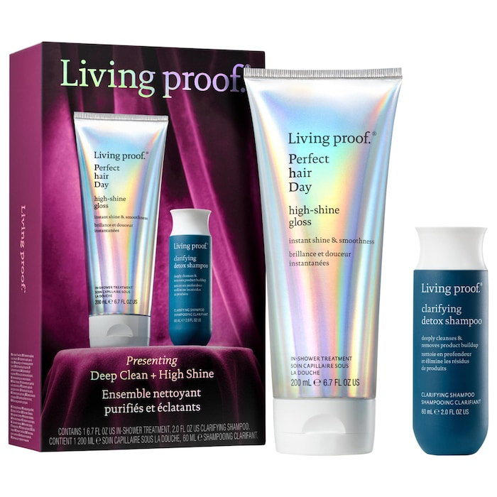Living Proof  Detox Shampoo and High Shine Gloss Gift Set