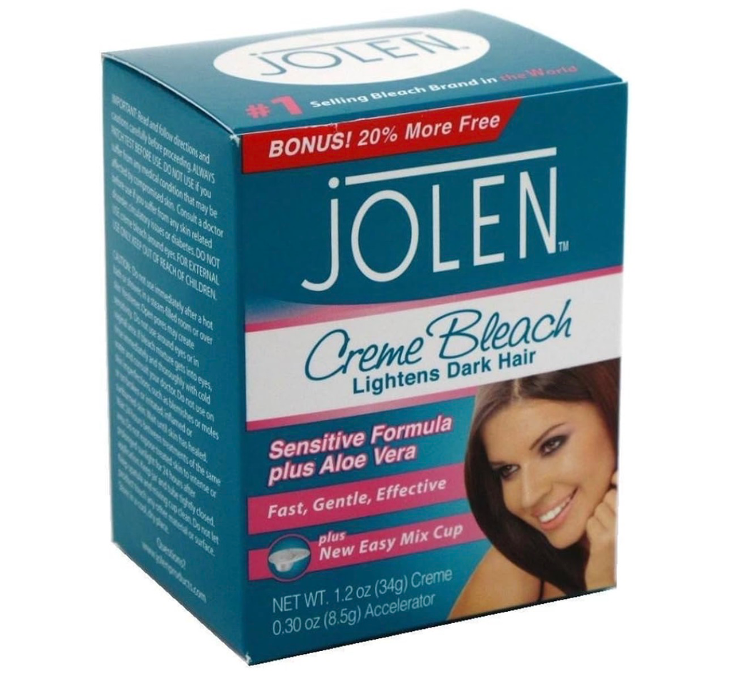 Jolen 1.2 Ounce Creme Bleach Mild Sensitive Plus Aloe Vera