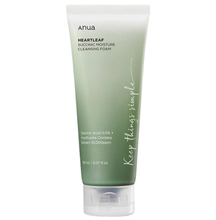 Anua Heartleaf Succinic Moisture Cleansing Foam