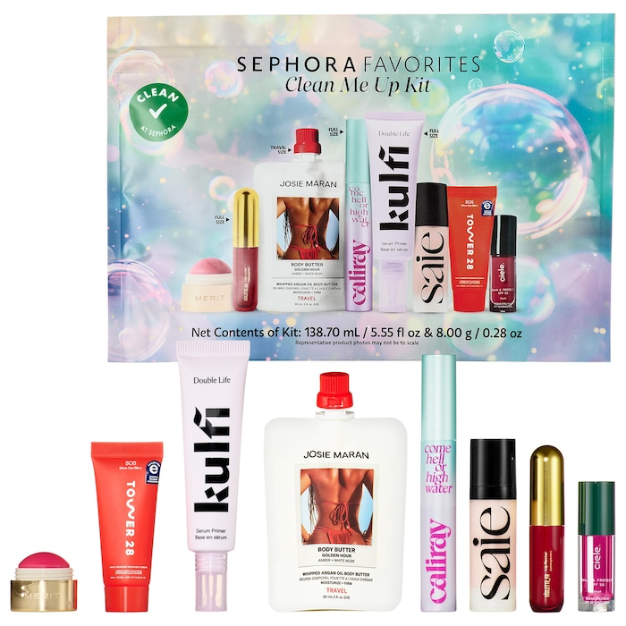 Sephora Favorites  Clean Me Up Kit Makeup Value Set