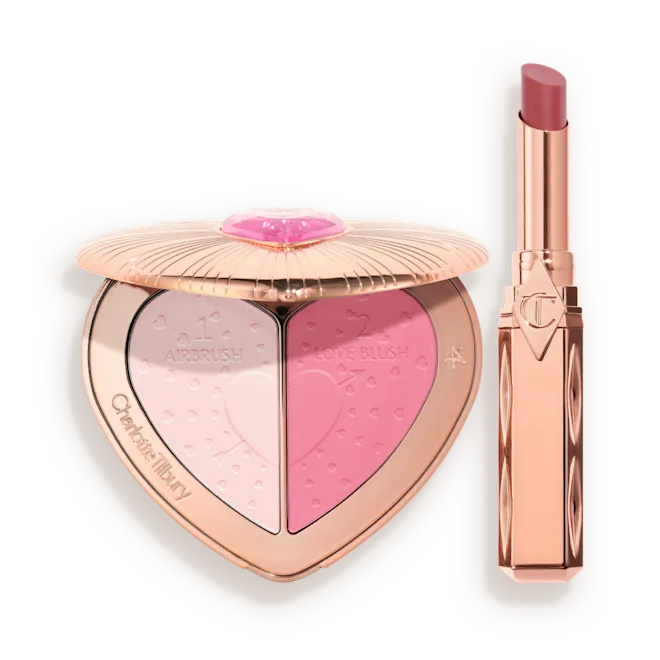 CHARLOTTE TILBURY PILLOW TALK LOVE-BLUSH ON THE GO KIT