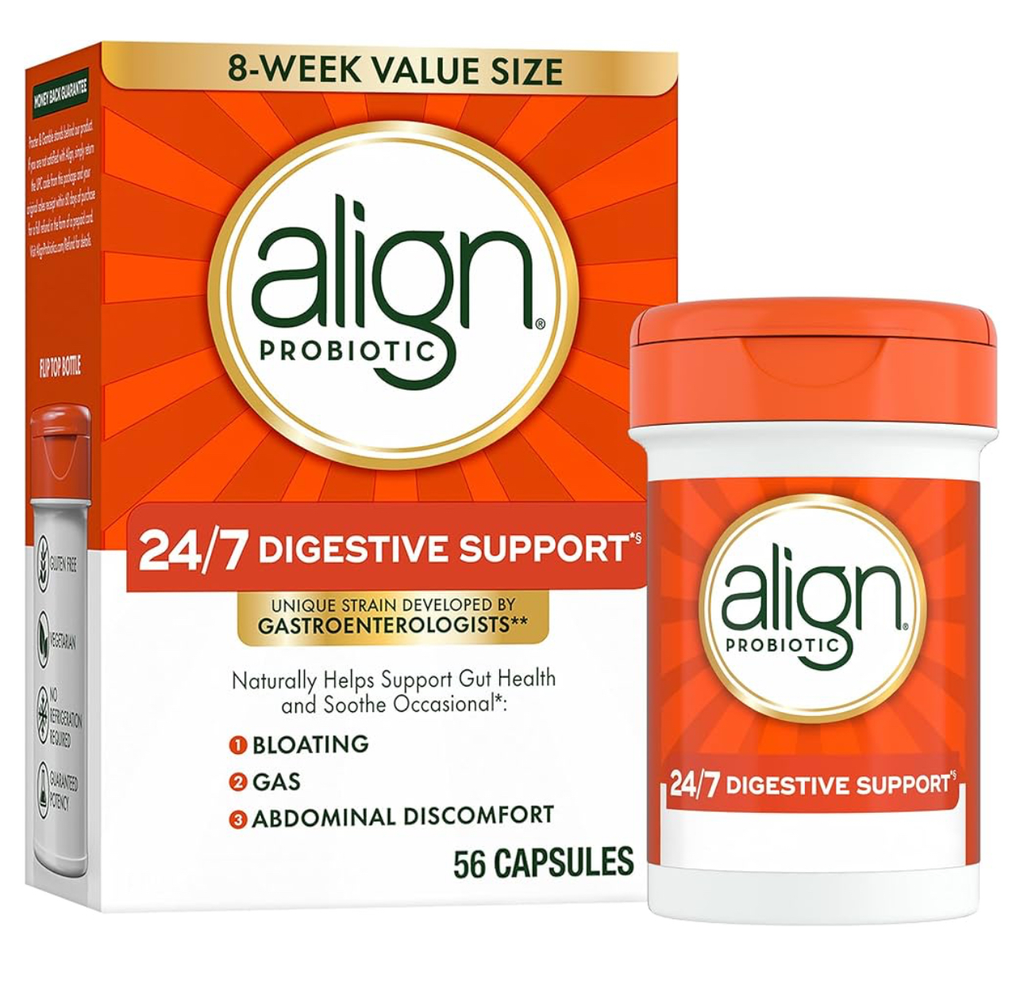 Align Probiotic 24/7 Digestive Suppor Probiotics for Women and Men (56 Count (Pack of 1))