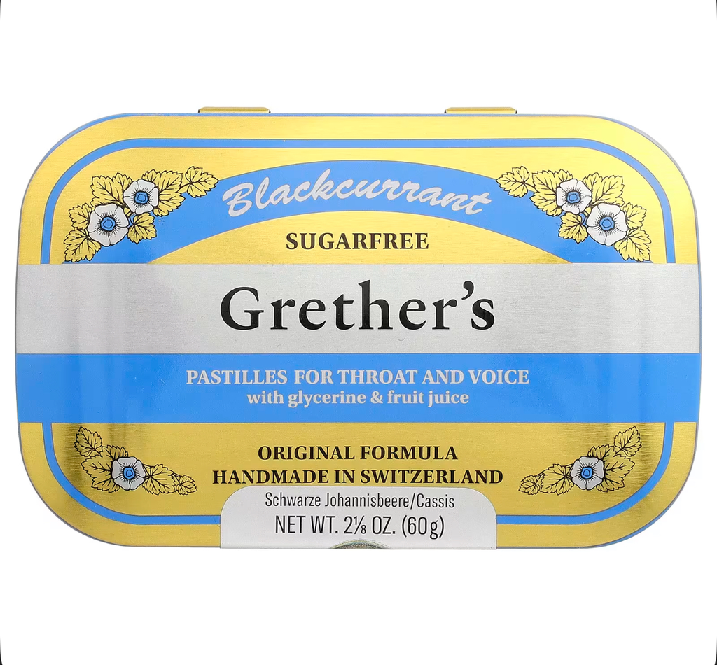 Grether's Pastilles For Throat and Voice Sugar Free 24 Pastilles