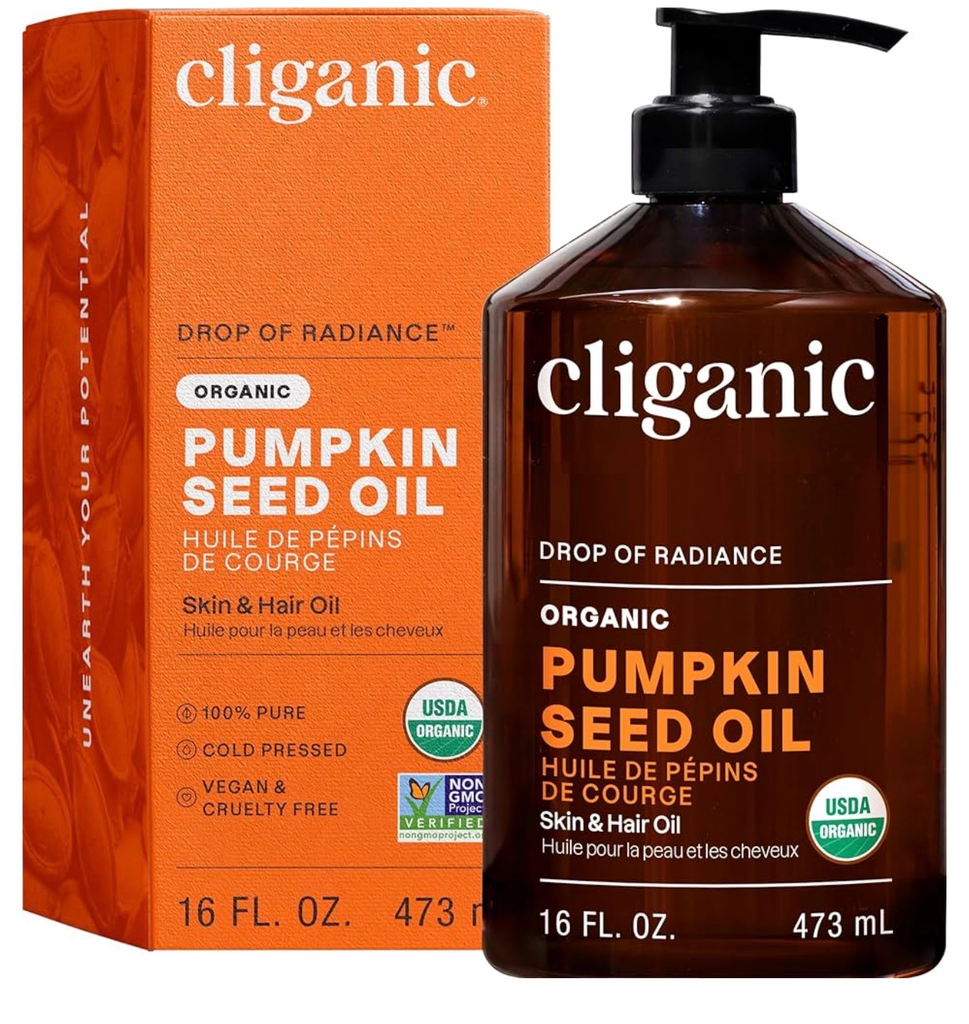 Cliganic Organic Pumpkin Seed Oil, 100% Pure