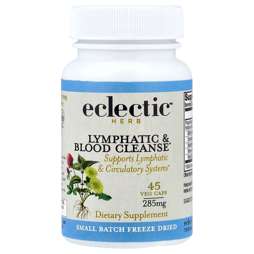 Eclectic herb Lymphatic & Blood Cleanse, 45 Veg Caps