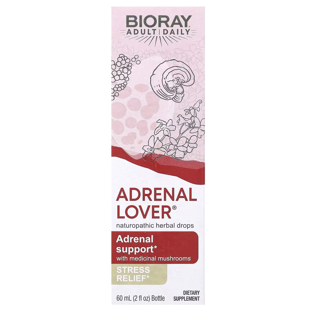 Bioray Adrenal Lover, Adrenal Support with Medical Mushrooms