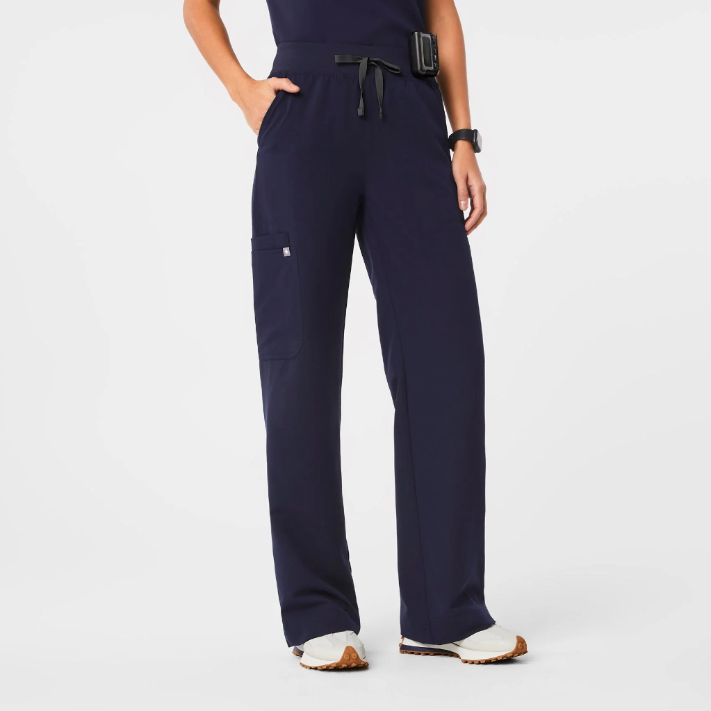 FIGS Isabel High-Rise Wide-Leg Scrub Pant