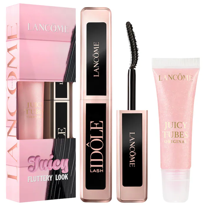 Lancôme Mini Juicy Tubes Lip Gloss and Travel Size Lash Idôle Mascara Duo